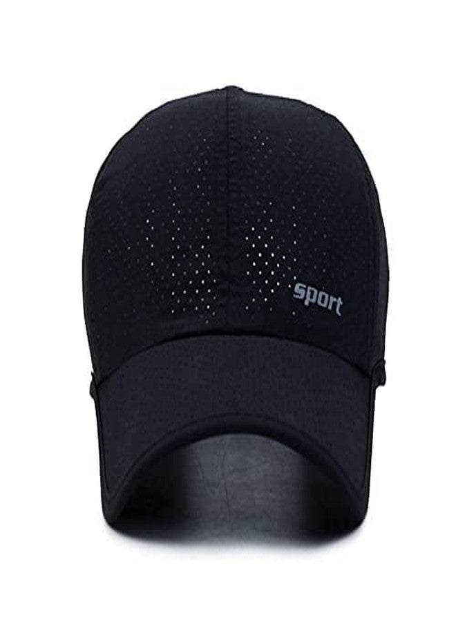 Handcuffs Unisex Nylon Sports Cap Adjustable Caps (Navy Blue,Free Size) - Image 2