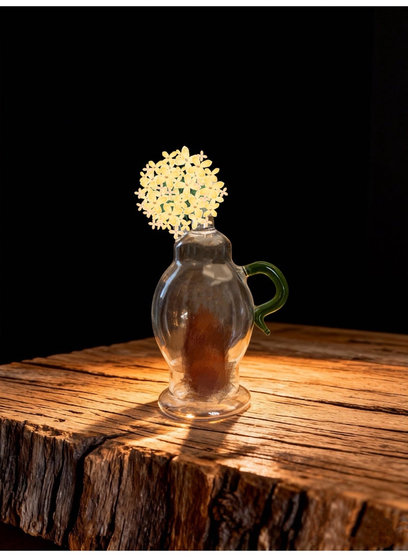 Borosilicate  Home Decorative Heat Resistant Oil Lamp Vase(Colors Randomly Assigned)