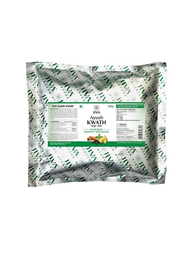 Jiva Ayurveda Ayush Kwath Powder Ayurvedic Immunity Booster - 150gm (Pack of 1) - Image 1