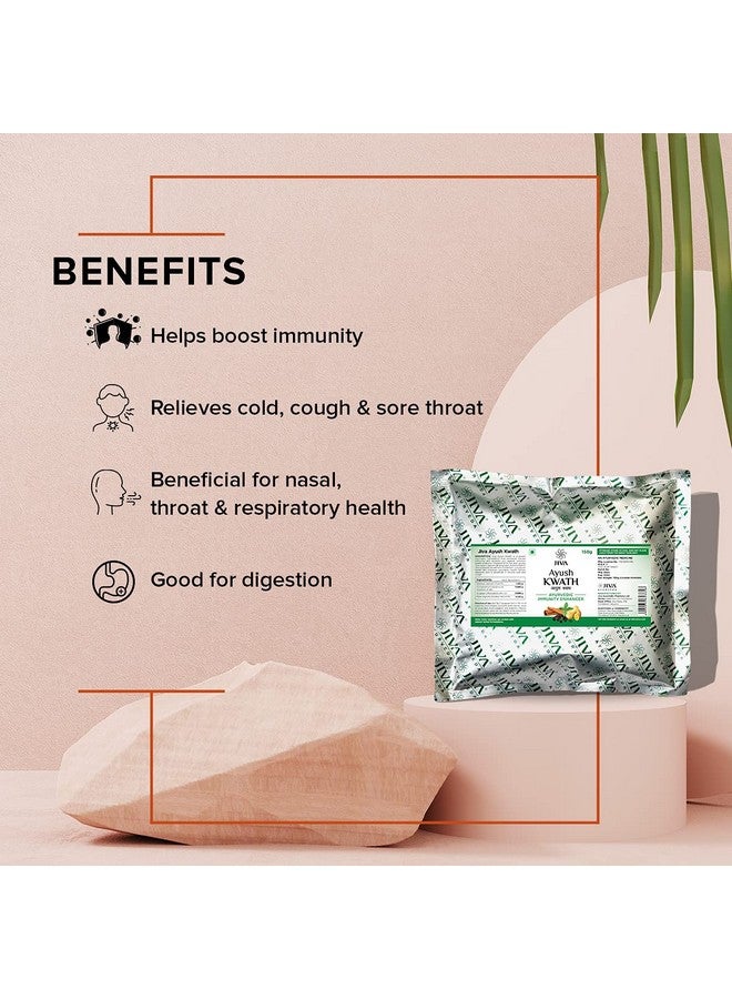 Jiva Ayurveda Ayush Kwath Powder Ayurvedic Immunity Booster - 150gm (Pack of 1) - Image 3