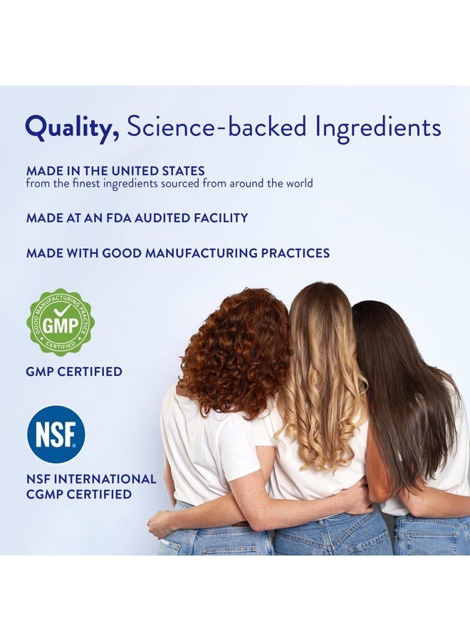 Routine Wellness Hair Growth Supplement - Clinically Tested for Thicker, Fuller Hair - Reduces Wrinkles, Fine Lines - Gluten Free, Ideal for Women & Men with Thinning Hair - 1 Bottle, 30 Day Supply - Image 5