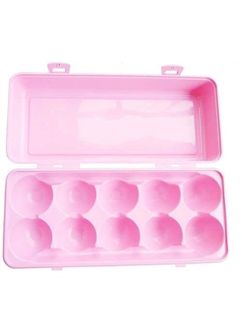 Pass Pass PassPass 100 Portable Storage Box for 10 pcs Egg ABS PP Plastic Egg Storage Container with Handle Folding  - Image 4