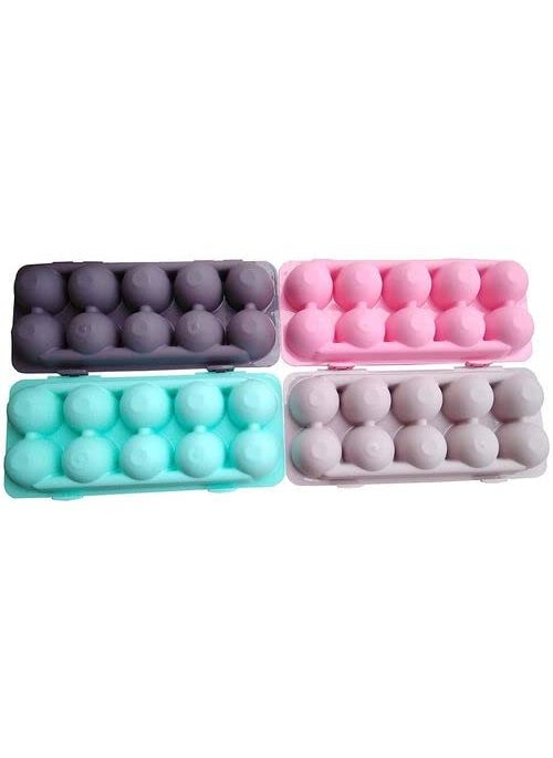 Pass Pass PassPass 100 Portable Storage Box for 10 pcs Egg ABS PP Plastic Egg Storage Container with Handle Folding  - Image 5