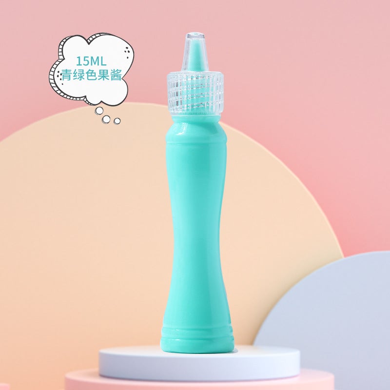 Generic Jam glue 15ml simulation cream glue small waist diy material bag resin accessories handmade homemade jewelry glue Turquoise waist 