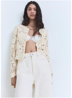 MANGO Thick Knit Jacket  - Image 1