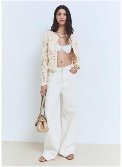 MANGO Thick Knit Jacket  - Image 4