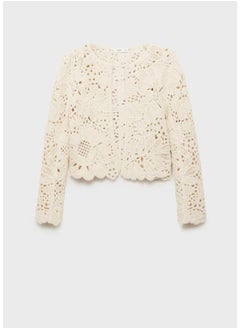 MANGO Thick Knit Jacket  - Image 5