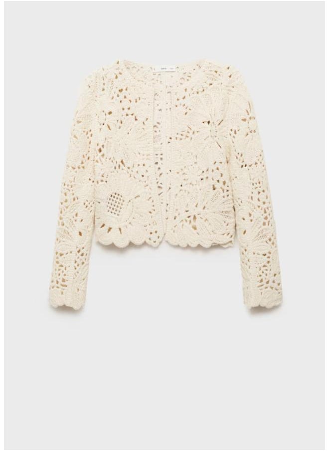 MANGO Thick Knit Jacket  - Image 5