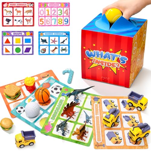 Golray Sorting Toys for Toddlers with Mystery Box Educational Sorting Games with 8 Themes and 52 Matching Pieces for Preschool Home Learning Speech Therapy Toys Montessori Gift for Kids Ages 35 - Image 1