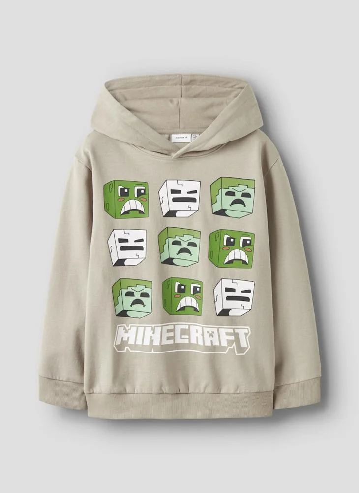 NAME IT Youth Minecraft Pullover Hoodie