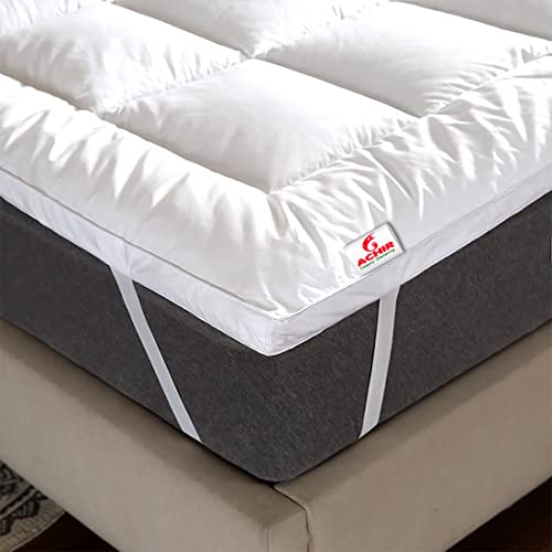 ACHIR 500 GSM Super Soft Polyester Microfiber Mattress Topper/Padding for Soft and Comfortable Sleep - White, (Small Size, 36"X72"Inch, 3Ft x 6Ft) - Image 3