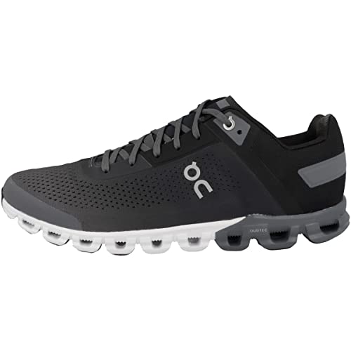 On Cloudflow Men's Running Shoes, Black/Asphalt, 29.5 cm - Image 1