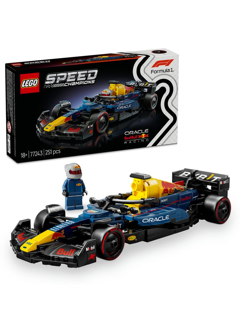 LEGO Speed Champions Oracle Red Bull Racing RB20 F1® Race Car Vehicle Set 77243 (251) Pieces  - Image 1