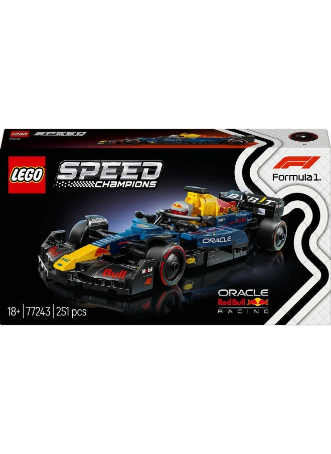 LEGO Speed Champions Oracle Red Bull Racing RB20 F1® Race Car Vehicle Set 77243 (251) Pieces  - Image 2