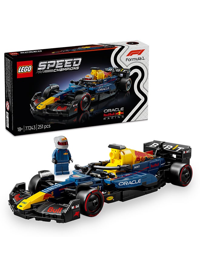 LEGO - Speed Champions Oracle Red Bull Racing RB20 F1 Race Car Model with a Collectible Formula 1 Driver Minifigure - Display Set for Adult Motorsport & Racing Fans 77243 (251 pieces) - Image 1