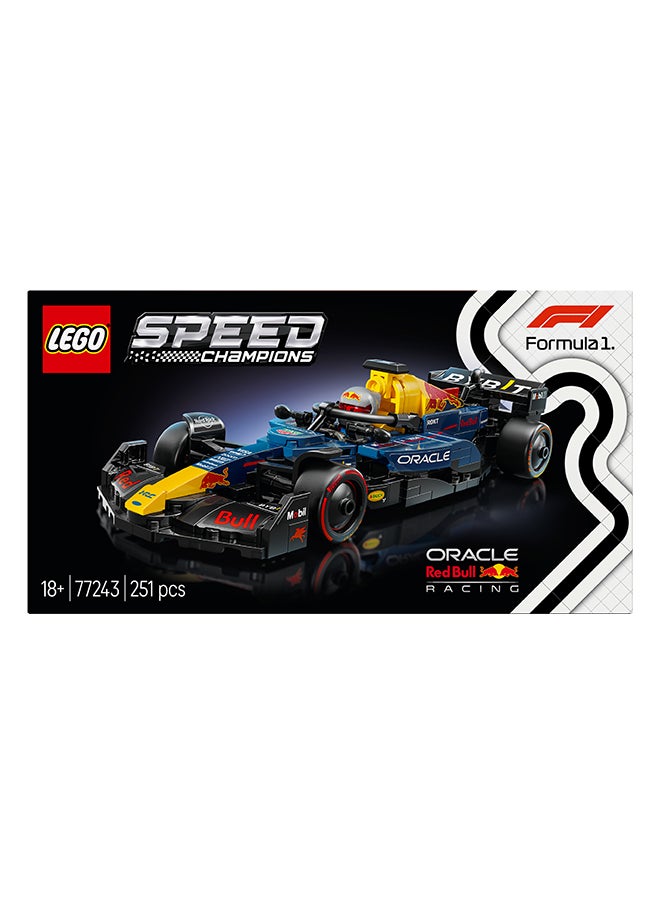LEGO - Speed Champions Oracle Red Bull Racing RB20 F1 Race Car Model with a Collectible Formula 1 Driver Minifigure - Display Set for Adult Motorsport & Racing Fans 77243 (251 pieces) - Image 1