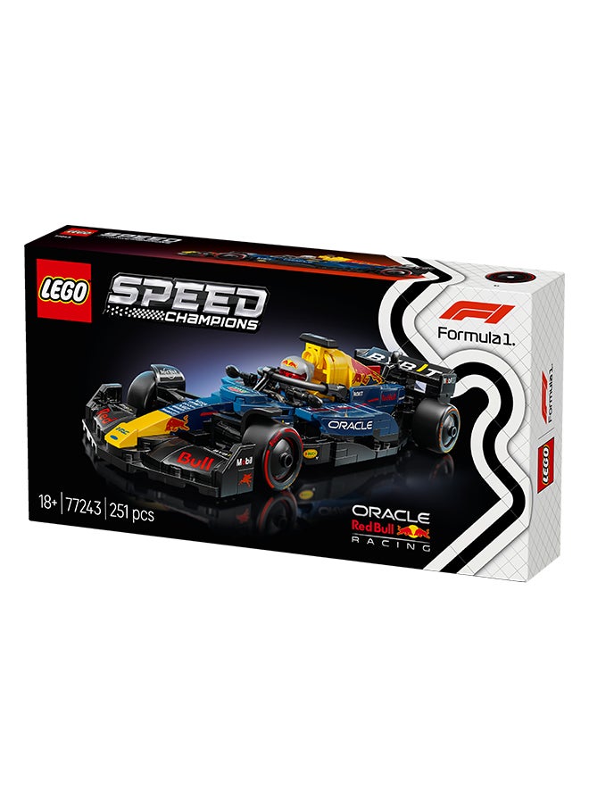 LEGO - Speed Champions Oracle Red Bull Racing RB20 F1 Race Car Model with a Collectible Formula 1 Driver Minifigure - Display Set for Adult Motorsport & Racing Fans 77243 (251 pieces) - Image 1