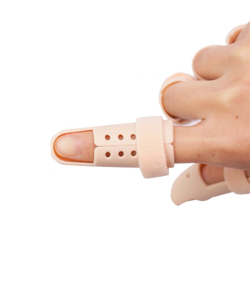 2 Pcs Finger Splint Mallet Finger Support Adjustable Immobilizer For Finger Joint Protection - Image 1