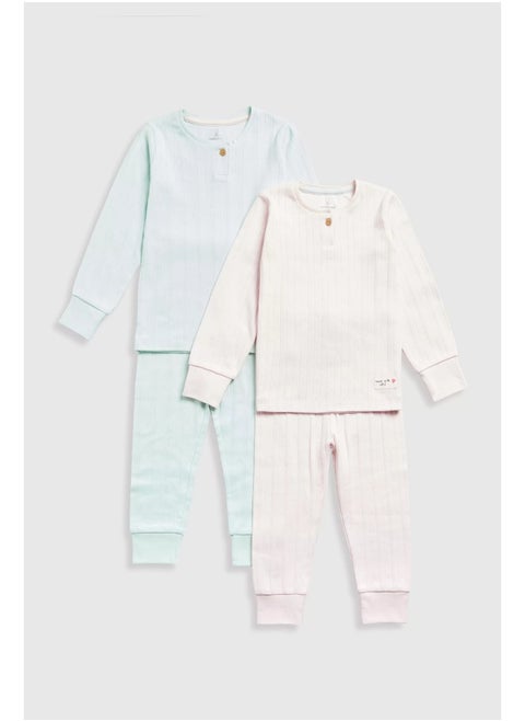Pointelle Pyjamas - 2 Pack