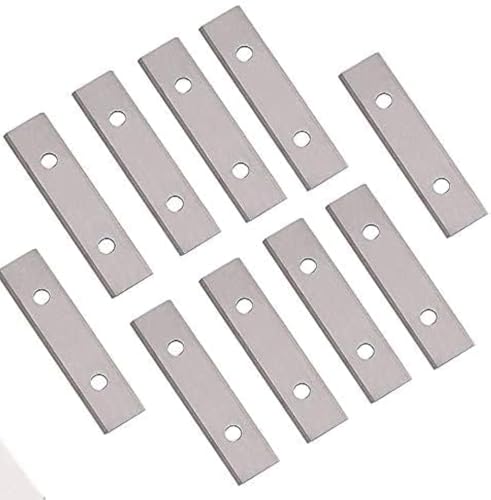 LU&MN 2.38"(60mm) Paint Scraper Carbide Blades Double-Edged Reversible Replacement Blade 2-3/8"(60X12X1.5mm) Fits Most equivalent General purpose Hand-Held Scrapers,10pcs By LU&MN - Image 1