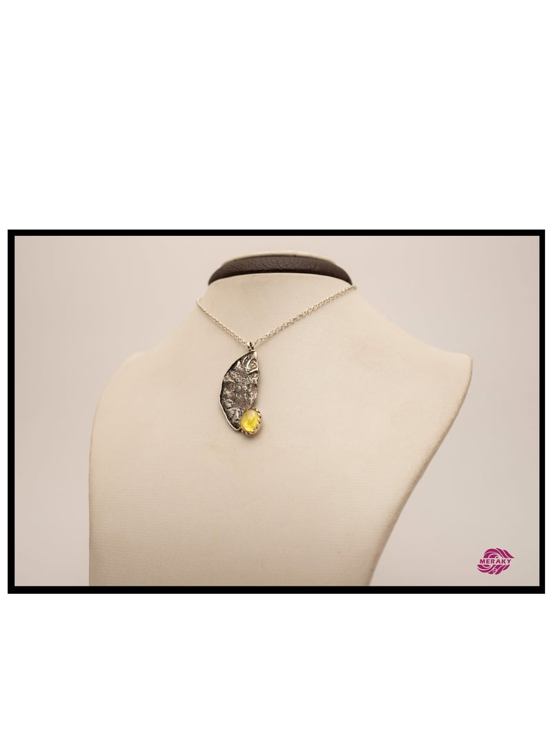 MERAKY Earth of the Moon series silver carat 925 Unique handmade radiance of life 