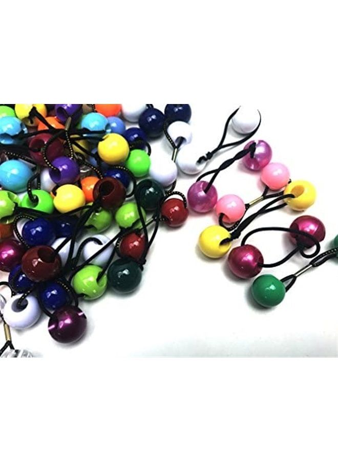 crispy collection Hair Accessories for Girls Assorted Elastic Ponytail Holders Hair Tie (36 Pieces) - Image 3