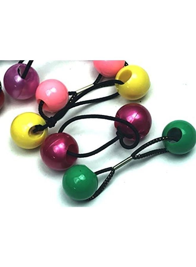 crispy collection Hair Accessories for Girls Assorted Elastic Ponytail Holders Hair Tie (36 Pieces) - Image 4