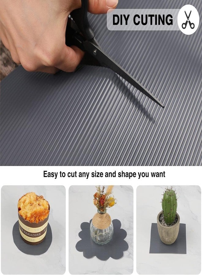 Matiko Shelf Liner Non Slip Cabinet Liners Non Slip Waterproof,Food-Grade EVA Material -45 X 30 CM - Kitchen Liners for Cabinets and Drawers,Kitchen Cabinet Liners for Shelves and Bathroom (Gray) - Image 5