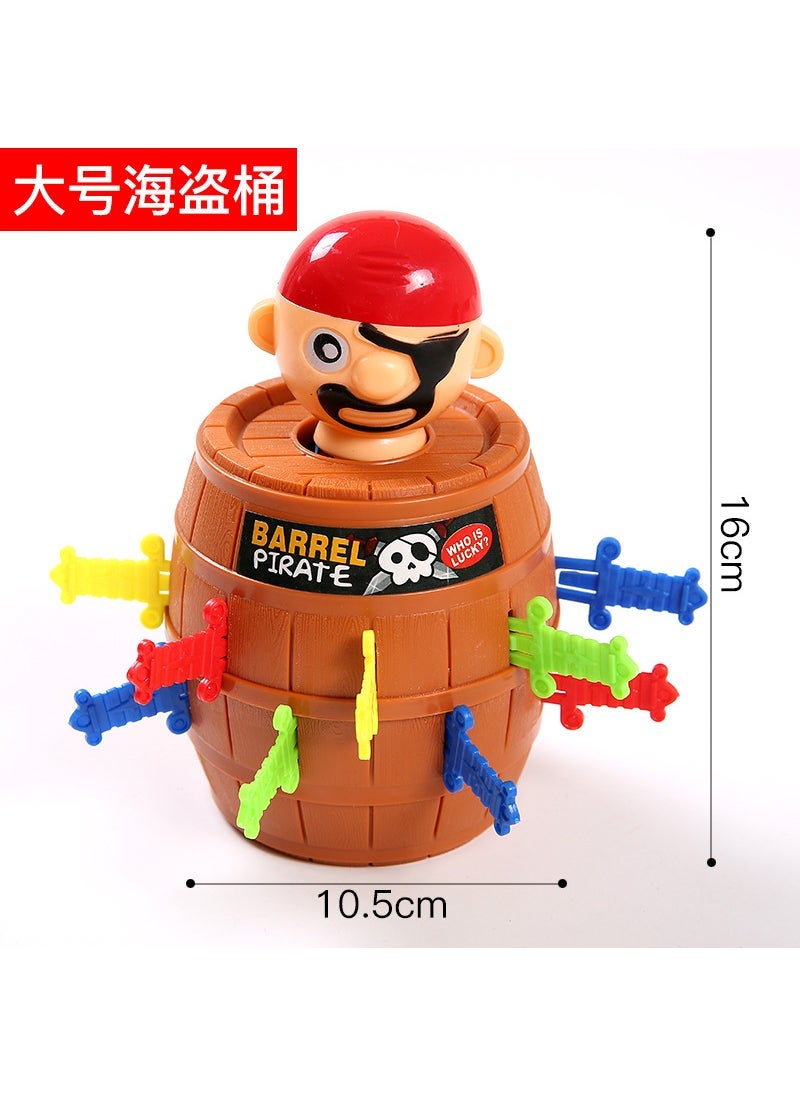 Generic Creative Desk Toy Pirate Barrel Prank Game Large 