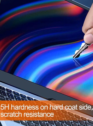 [عبوة مزدوجة] حامي شاشة من البولي إيثيلين تيرفثالات (PET) لجهاز MacBook Air مقاس 13.6 بوصة (2025/2024/2022، الطرازات A3113، A2681، معالجات M4/M3/M2)، فيلم واقي فائق الوضوح مضاد لبصمات الأصابع عالي الدقة. - view 4