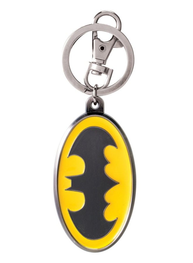 DC Shoes DC Batman Colored Logo Pewter Key Ring - Image 3