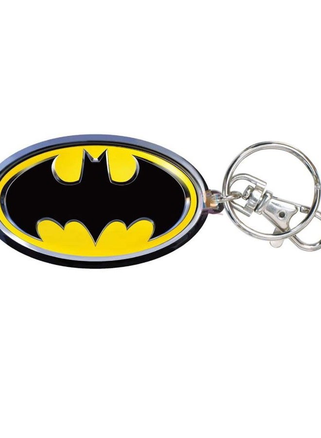 DC Shoes DC Batman Colored Logo Pewter Key Ring - Image 2