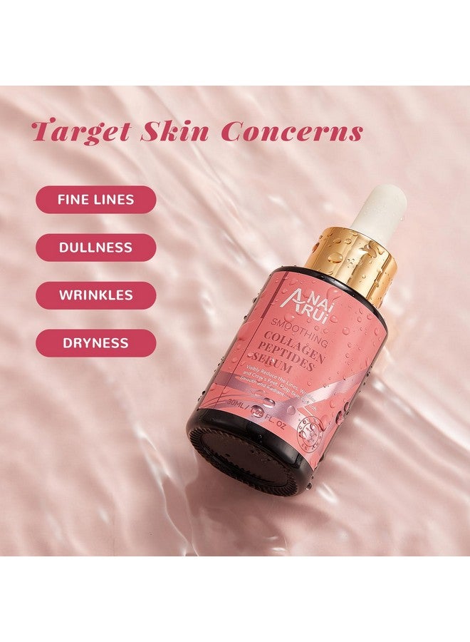 ANAI RUI Collagen Peptide Serum with Hyaluronic Acid and Acetyl Hexapeptide-8, Face Plumping, Improve Skin Elasticity, Collagen Peptides Serum for Face 1 fl.oz - Image 5