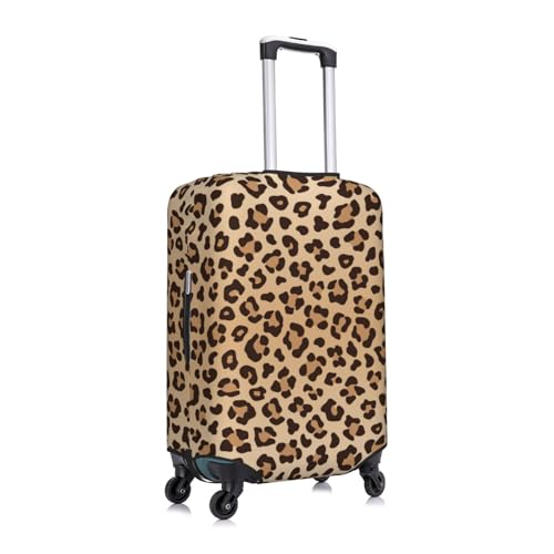Lukbfall Leopard Print Luggage Suitcase Covers Elastic Washable Luggage Protector Travel Suitcase Protective Cover For Kid And Adult, S (Fit 18-21 Inch Luggage) - Image 3