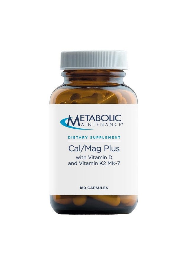 Metabolic Maintenance - Cal/Mag Plus w/Vitamin D & K2 180 caps - Image 1