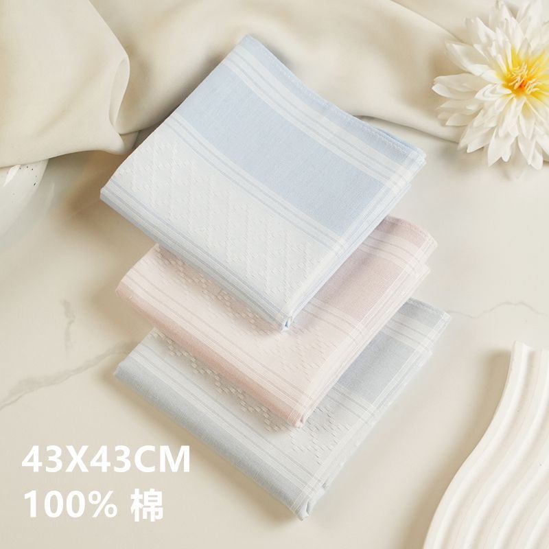 43Cm Cotton Sweat-Absorbent Handkerchief Universal 100% Cotton Handkerchief - Image 1