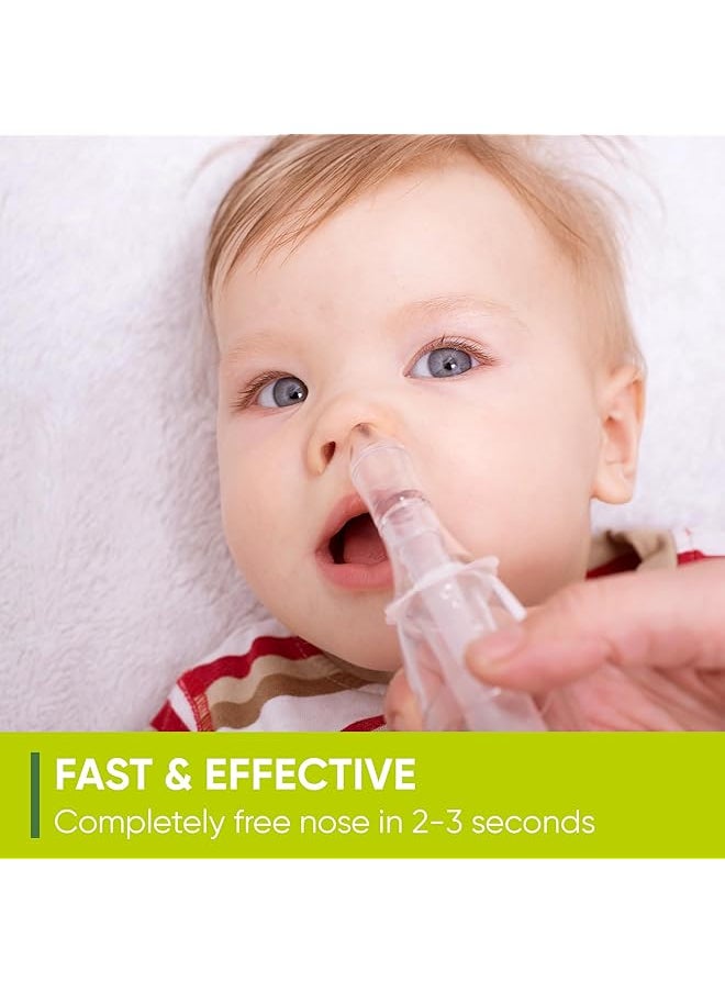erorex Airmed'S Vac Nasal Aspirator Baby. Clinically Tested Safe And Gentle. Baby Nose Sucker With 2  - Image 2