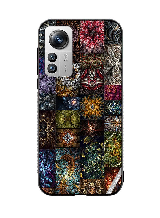 VR CREATIVE Protective Case Cover For Xiaomi 12X 30 Mind Blowing Pieces Of Algorithmic Fractal Art Design Multicolour - Image 1