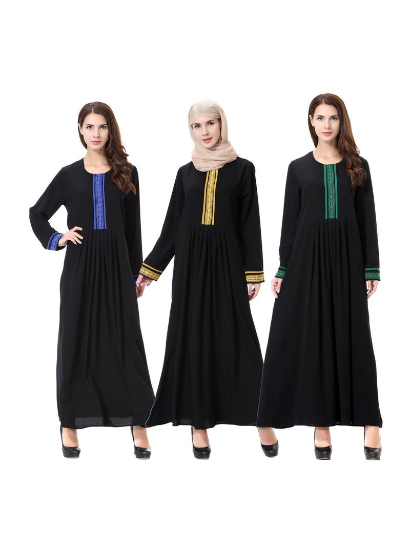 Loquat Muslim Lady wool peach Dress - Image 4