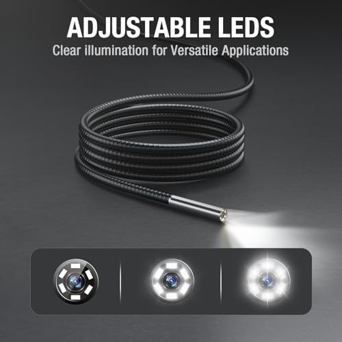 Teslong Endoscope Replacement Cable with Light, Single Lens Inspection Camera 5.5mm/0.21inch Waterproof Probe Compatible with NTS500, NTS300(3.3FT) - Image 3
