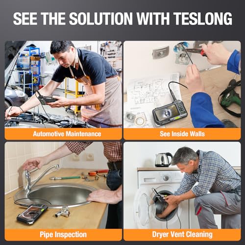 Teslong Endoscope Replacement Cable with Light, Single Lens Inspection Camera 5.5mm/0.21inch Waterproof Probe Compatible with NTS500, NTS300(3.3FT) - Image 5