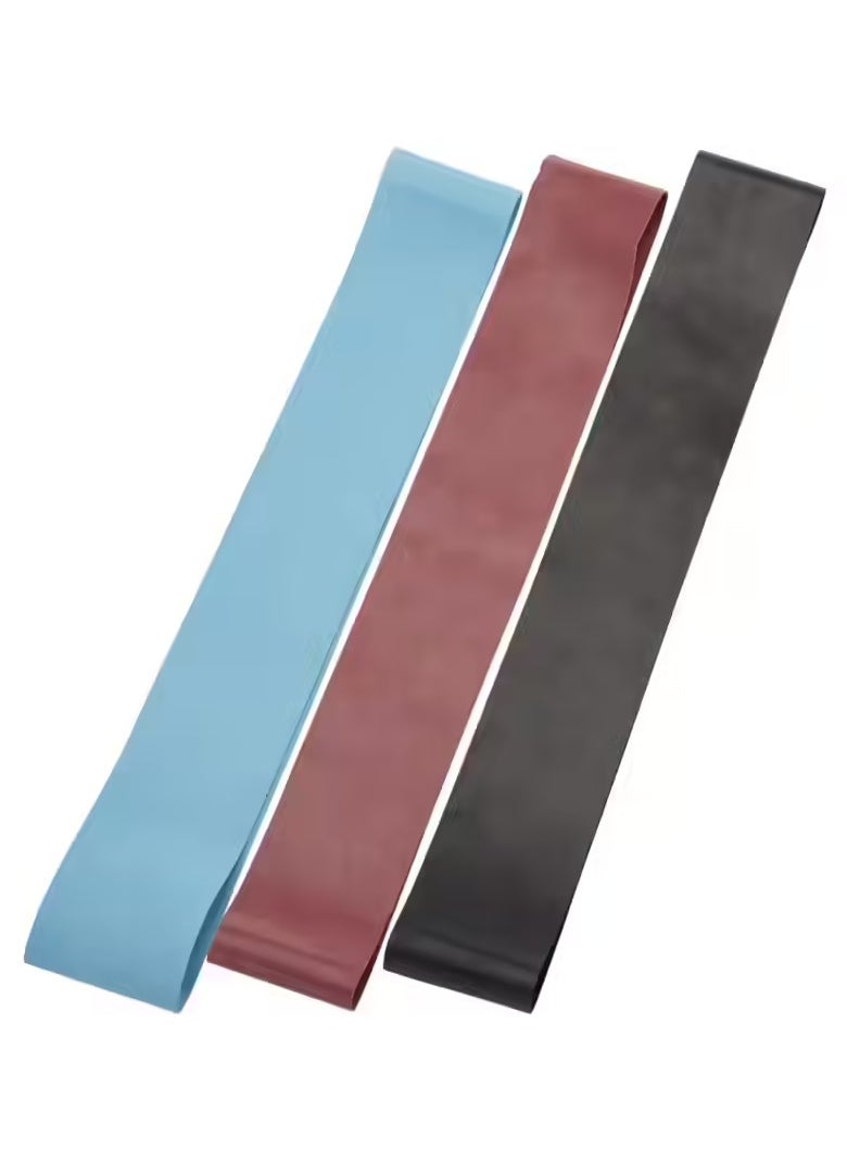 Domyos Fitness Elastic Bands Tri-Pack (5-6-7 kg) - Grey/Burgundy/Black  - Image 5