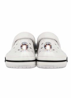 Shoe Lights Set of 2, Flashing Clip-On Accessories for Kids and Adults, Perfect for Clogs and Sneakers, Silver Color