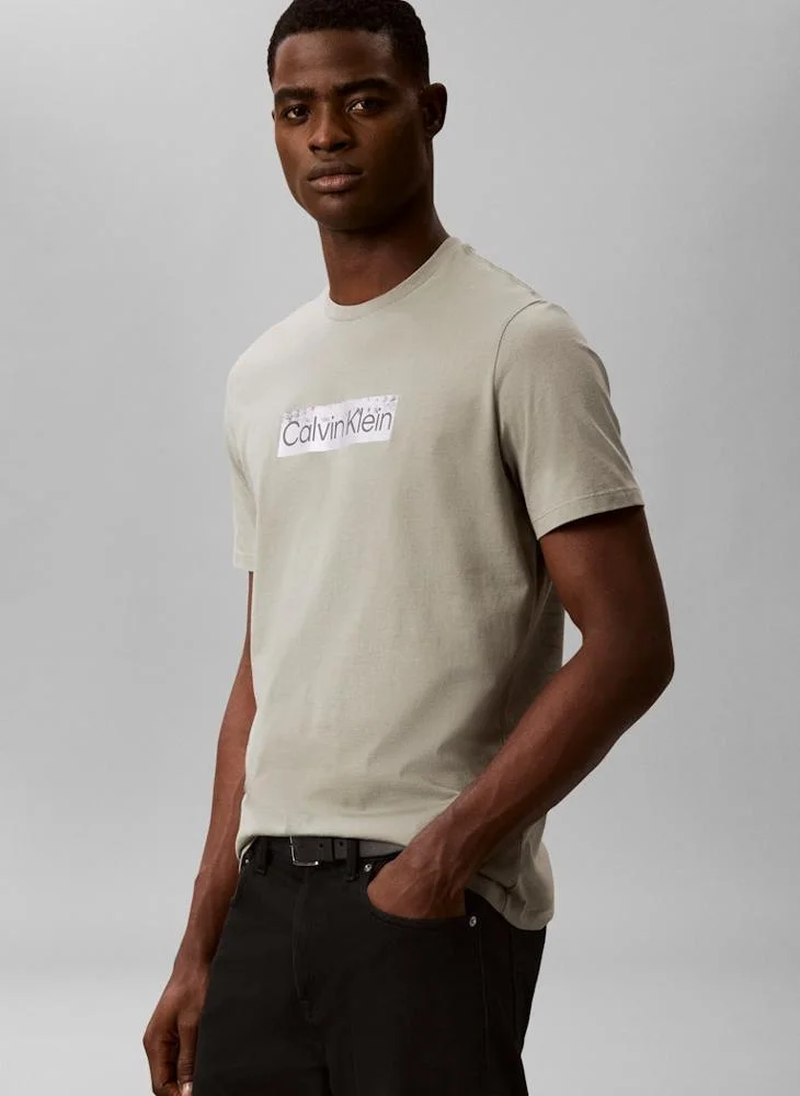 Calvin Klein Shadow Graphic Logo T-Shirt for Men | Best Price UAE