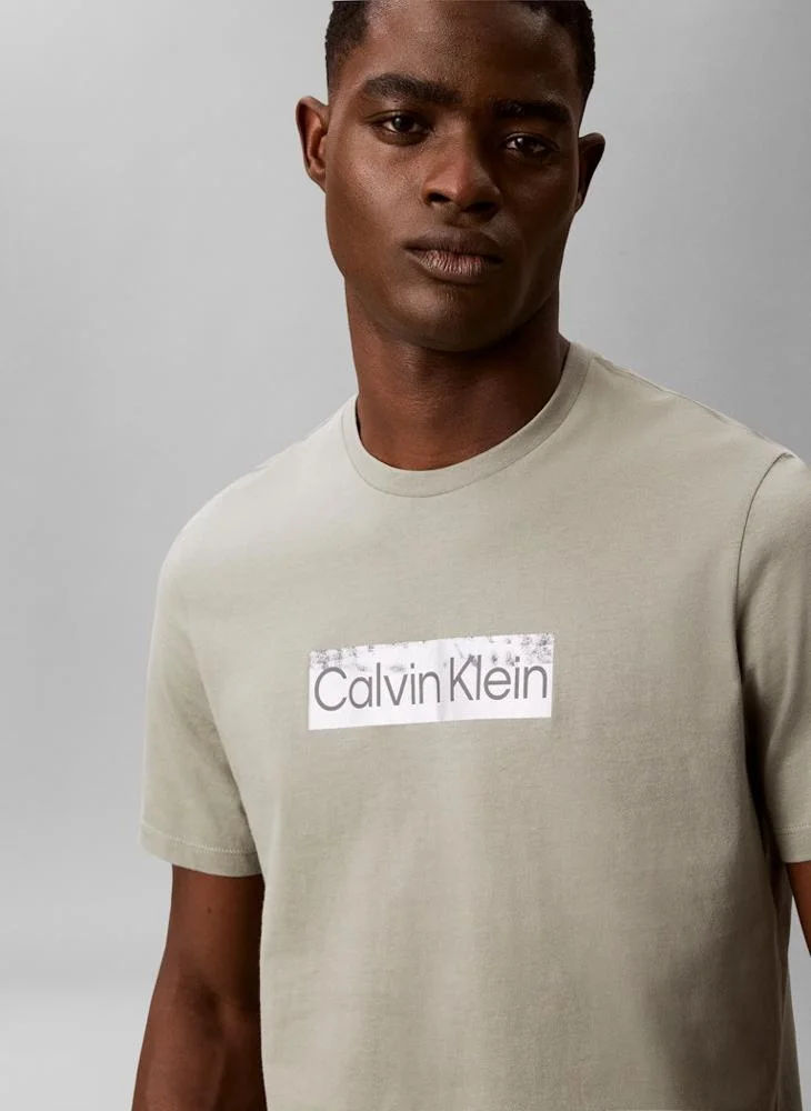 Calvin Klein Shadow Graphic Logo T-Shirt for Men | Best Price UAE