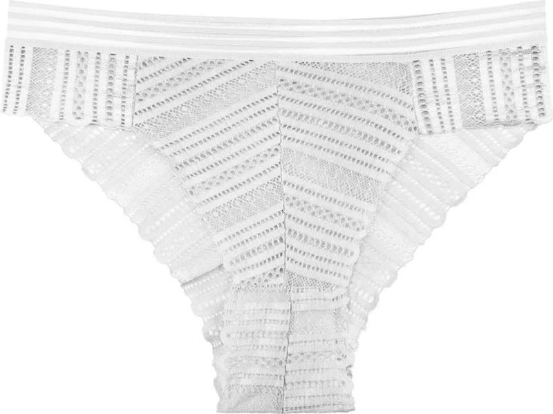 Sensu Women's Full Lace Elastic Waist Bikini Model 3-Piece Panties Set - KTS2068
