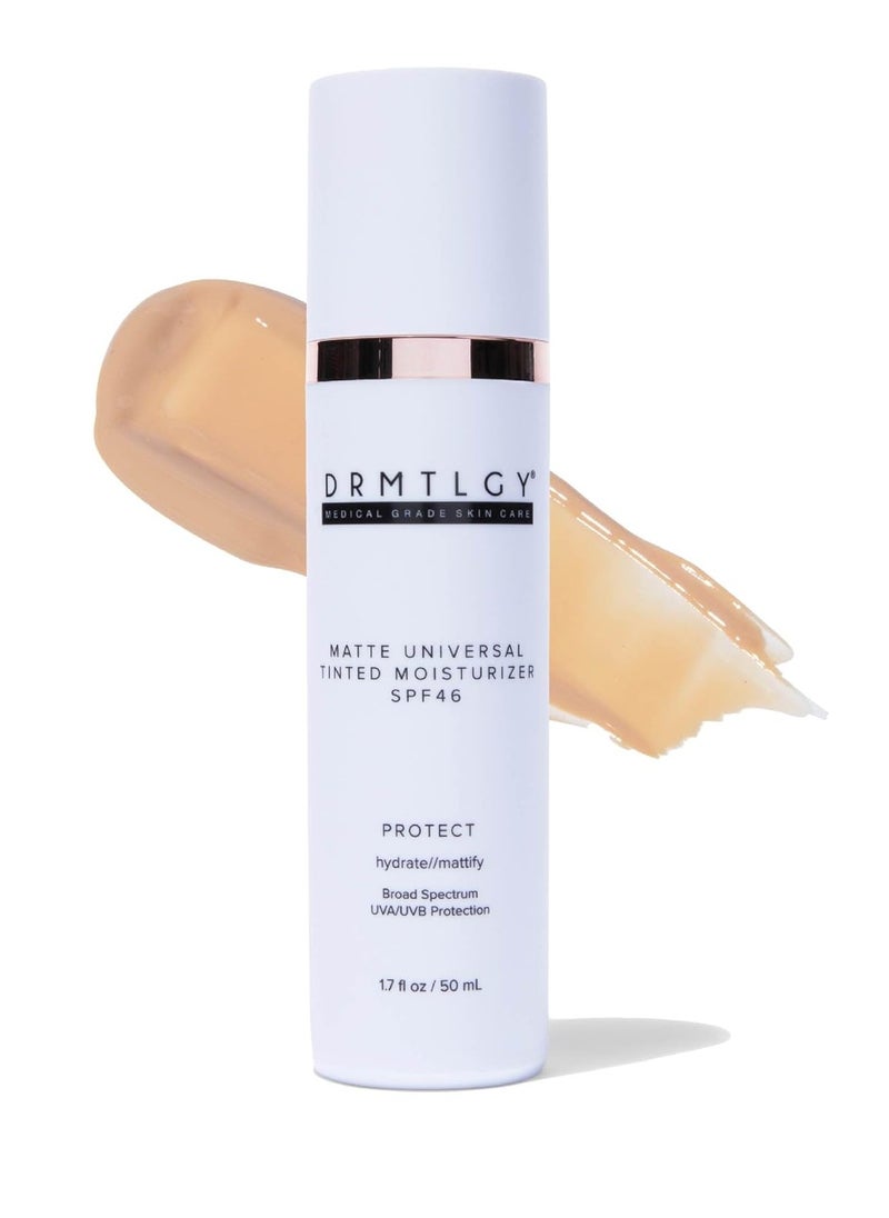 DRMTLGY DRMTLGY Matte Tinted Moisturizer SPF 46 – 50ml  - Image 1
