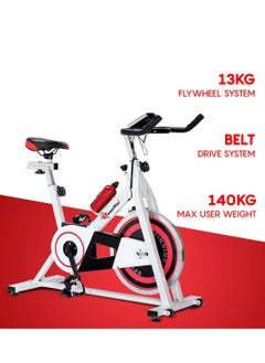 PowerMax Fitness Powermax Fitness BS-140 Home Use Group Bike/Spin Bike(White)  - Image 2
