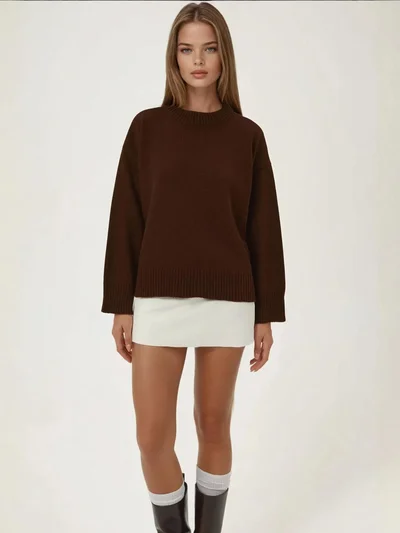 HICCUP Crew Neck Cozy Sweater