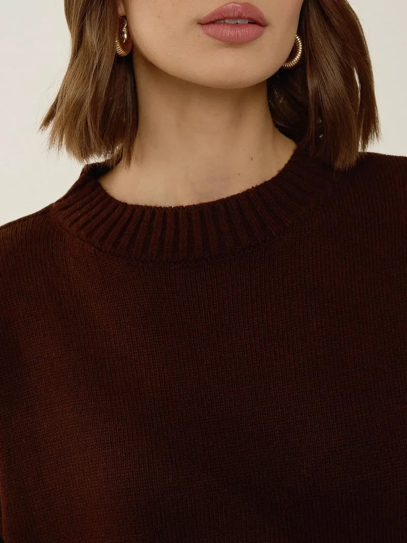 HICCUP Crew Neck Cozy Sweater